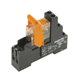 Relémodul aljzattal 8A 2-v csavaros 103.5-138VAC monostabil RCIKIT 115VAC 2CO LD/PB Weidmüller
