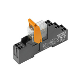 Relémodul aljzattal 8A 2v dugaszolós 22.8-38.4VDC monostabil IP20 RCIKITP 24VDC 2CO LD Weidmüller