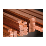 Réz (Cu) gyűjtősín (1,06kg/m) lapos 12mmx 10mmx 4000mm ABM