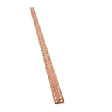 Réz sín perforált lapos 600A 50mm x 5mm x 1750mm kezeletlen Quadro Hager