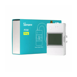 RF okos fogyasztásmérő 1F WiFi LCD 100A-áramváltóval 1v/2A-relével áramváltós 3M POW RING Sonoff