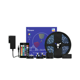 RF okos LED szalag készlet WiFi+Bluetotth 5m RGB(W) +vezérlő +táp öntapadó 30db/m AC L2-5M Sonoff