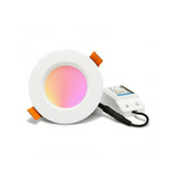 RF okos LED szpot lámpatest ZigBee3.0 Pro+RF RGB CCT 12W 100-240V AC 1050lm IP20 1916-12 GLEDOPTO
