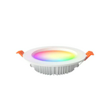 RF okos LED szpot lámpatest ZigBee3.0 Pro+RF RGB CCT lapos 12W 100-240V AC 900lm IP40 GLEDOPTO