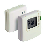 RF szobatermosztát digitál 2xAA1,5V-elemes LCD komplett 5-35°C 1v 5A 230V fehér HONEYWELL