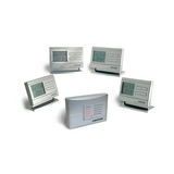 RF szobatermosztát programozható LCD (2xAA1,5V-elemes) +vevő digitális 5-40°C 6A 230V QUANTRAX