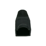 Törésgátló RJ45 csatlakozódugóhoz fekete Ethernet-hez RJ45 8(8)
