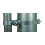 Rögzítőbilincs szektorantennákhoz 30 mm-es távtartással teli BS D50 DS30 SB50.300 V2A DEHN