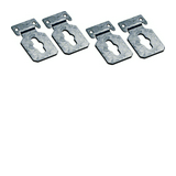 Rögzítőfül készlet (4db) 0.16mm x 40mm x 130mm Univers Hager