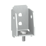 Rögzítőkonzol függőleges sínhez (4db) 74mmx 36mmx 144mm fém natúr Spacial SF/SM/SD Schneider