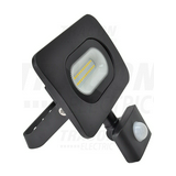 LED fényvető max.10m/110°érzékelővel A 25000h 19x 10W 220-240V AC 750lm 4000K fekete-ház TRACON