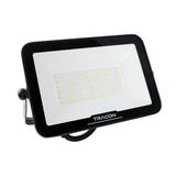 LED fényvető 8m/PIR-érzékelős 30W 100-240V AC 2700lm 4000K fekete-ház alumínium IP65 TRACON