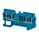 Átmenő sorkapocs TS35 1-szintes 24A 0.2-2.5mm2 kék rugószorításos Linergy TR Schneider