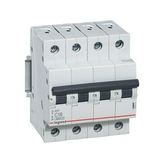 Kismegszakító 4P 16A C-jelleg 400V AC 6kA/60898 6kA/60947 RX3 LEGRAND