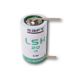 Ipari elem D forrasztható lítium-thionyl-klorid (Li-SoCl2) 3.6V lítium Mono(D/R20) SAFT