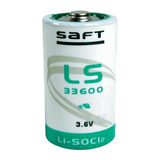 Ipari elem D lítium-thionyl-klorid (Li-SoCl2) 3.6V lítium Mono(D/R20) SAFT
