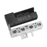 Segédérintkező blokk motorvédőhöz rádugható/beépíthető 1-z 1-ny 3A/AC15/230V csavaros HKF-11 ABB