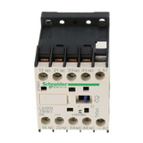 Segédkontaktor (s.kapcsoló) 10A/400V 3-z 1-ny 24VDC kalapsín/csavaros TeSys CA4-KN Schneider