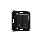 Wall Switch 105 1P csillárkapcsoló 1PM/1L/Plus1/Plus1PM/DIM RF relémodulhoz fekete WS2-B Shelly