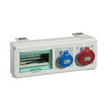 Síncsatorna leágazódoboz 1P+N+E 32A 230-690V/AC50Hz dugalj IP55 fehér Canalis Schneider