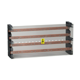 Sínes csatlakozóblokk 630A lépcsős 4P 630A csavaros 52csatl./16mm2 csavar Prisma G/P Schneider