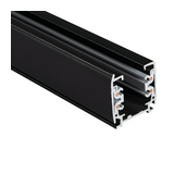 Egyenes elem 3F világítási sínhez 16A 2m 220-240V 3F falonkívüli fekete TEAR N TR 2M-B KANLUX