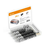 Vezetékösszekötő oldható készlet (20db) 0.2-4mm2 32A 250V többszínű működtetőkarral 211 Sonoff