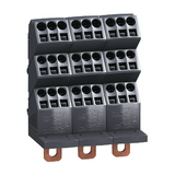 Sorkapocs elosztóblokk 250A Polybloc 3P 250A csavarmentes 18csatl./<6mm2 Prisma G/P Schneider