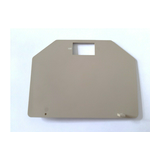 Sorkapocs elválasztólap HSK150B,HSK240B sorkapocshoz bézs 2mm-va TW 138 BG CONTA-CLIP