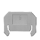 Sorkapocs elválasztólap 35mm2 sorkapocshoz  BARRIER FOR TWO-TIER TERMINALS SZ 4 A. THROUGH-TYP SI