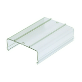Sorkapocs takaróprofil áttetsző, 1m, felpattintható  AD 3/1000 mm transparent CONTA-CLIP
