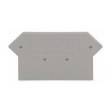 Sorkapocs vég-/elválasztólap szürke 2.5mm-va WAGO
