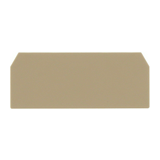 Sorkapocs véglap FRK2,5/4A,FSL2,5/4A sorkapocshoz bézs 1.5mm-va FAP 2,5/4A BG CONTA-CLIP