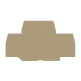 Sorkapocs véglap FRKD2,5,FSLD2,5 sorkapocshoz bézs 1.5mm-va FAPD 2,5 BG CONTA-CLIP