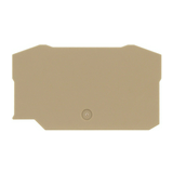 Sorkapocs véglap ZRK10/2A,ZSL10/2A sorkapocshoz bézs 2mm-va ZAP 10/2A BG CONTA-CLIP