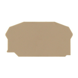 Sorkapocs véglap ZRK2,5/2A,ZSL2,5/2A sorkapocshoz bézs 2mm-va ZAP 2,5/2A BG CONTA-CLIP