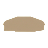 Sorkapocs véglap ZRK2,5/4A/ZSL2,5/4A sorkapocshoz bézs 2mm-va ZAP 2,5/4A BG CONTA-CLIP