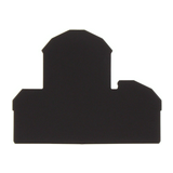 Sorkapocs véglap RKD2,5,RKD4 sorkapocshoz fekete 1.5mm-va AP 4 BK CONTA-CLIP