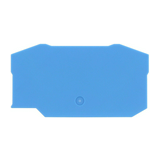 Sorkapocs véglap ZRK16/2A,ZSL16/2A sorkapocshoz kék 2mm-va ZAP 16/2A BU CONTA-CLIP