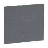 Sorkapocs véglap szürke 1mm-va D-MBK/E PHOENIX CONTACT