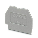 Sorkapocs véglap szürke 1mm-va D-MT 1,5 PHOENIX CONTACT