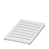 Sorkapocsjelölő lap feliratozható 10,5x4,6mm 96db/lap fehér UC-TM  5 PHOENIX CONTACT