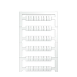 Sorkapocsjelölő lap feliratozható 10x5mm fehér 5mm-modultáv WS 10/5 M PLUS MC NE WS Weidmüller