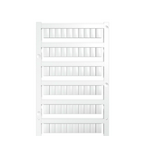 Sorkapocsjelölő lap feliratozható 10x6mm fehér 6mm-modultáv MFF 10/6 MC NE WS Weidmüller