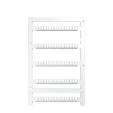 Sorkapocsjelölő lap feliratozható 3,5x5mm fehér 3.5mm-modultáv MF 5/3.5 MC NE WS Weidmüller