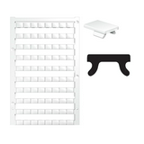 Sorkapocsjelölő lap feliratozható 5x8mm fehér 8mm-modultáv DEK 5/8 PLUS MC NE WS Weidmüller