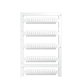 Sorkapocsjelölő lap feliratozható 9x3,5mm fehér 3.5mm-modultáv MF-W 9/3.5F MC NE WS Weidmüller