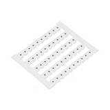 Sorkapocsjelölő lap + vízszintes fehér 5mm-modultáv DEK 5 GW + Weidmüller