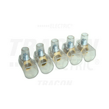 Sorkapocssáv darabolható 10P 40A 450V termoplaszt 1-6mm2/sokerű 1-6mm2/tömör csavaros TRACON