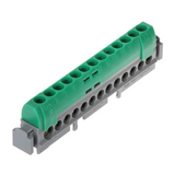 Sorkapocssín PE szigetelt 1x6-25+12x1,5-16mm2 zöld 100A réz kezeletlen Lexic LEGRAND